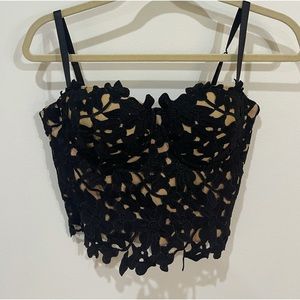 Black Corset Top - Windsor (NEVER WORN)